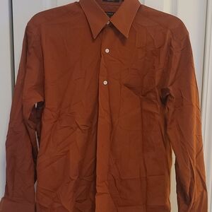 Alexander Julian Men's Burnt Orange Dress Shirt